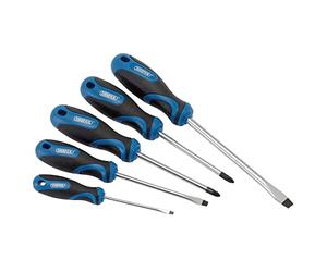 Draper 32610 Lot de 5 tournevis à poignée souple
