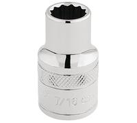 Draper 33600 Douille impériale carrée 1/2" Chrome poli Taille 7/16"