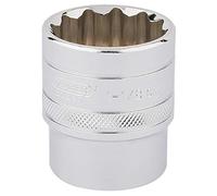 Draper 33727 Douille impériale carrée en chrome poli 1,1/8"