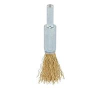 Draper 41437 Brosse métallique de décarbonisation à tête plate, 13 mm, bleu
