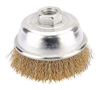 Draper 41442 Brosse métallique robuste avec filetage M14, 75 mm