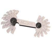Draper 45458 Jauge de filetage 20 lames 0,4 à 7 mm TPI
