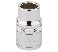 Draper 49017 Douille carrée Hi-Torq 12 pans Longueur 3/8" Bleu