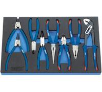 Draper 49406 Lot de 8 Pinces Plateau en Mousse EVA