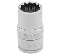 Draper 49457 Douille carrée Hi-Torq 12 pans Longueur 3/8" Bleu