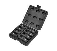 Draper 49460 Lot de 8 douilles à choc carrées 1/2"