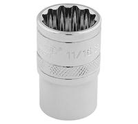 Draper 49480 Douille carrée Hi-Torq 12 pans Longueur 3/8" Bleu 11/16"