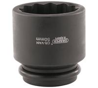 Draper 50mm Ford Hub Écrou Prise 1.9cmD 12 Point Standard Longueur 33319