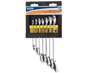Draper 51179 Métrique Cliquet Clé Mixte Set (7 Pièce)