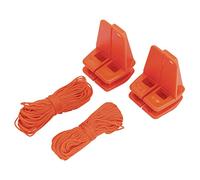 Draper 54232 Lot de 4 cordes et blocs de brique Orange 18 m