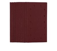 Draper 55864 1/2 Sanding Sheets with Hook and Loop, 115 x 230mm, 120 Grit (Pack of 10), Red