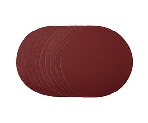 Draper 56182 Lot de 10 disques abrasifs 180 mm Grain 240 Rouge Taille unique