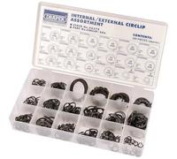 Draper 56379 Assortiment de circlips intérieurs et extérieurs 285 pièces