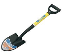 Draper BSRPFG Mini pelle ronde Manche en fibre de verre, Bleu