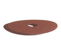 Draper 58618 Lot de 5 disques abrasifs en oxyde d'aluminium Grain 80 115 mm Bleu