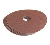Draper 58619 Lot de 5 disques abrasifs en oxyde d'aluminium Grain 120 115 mm