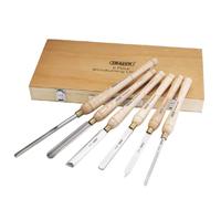Draper 58697 Outils de tournage sur bois 6 pièces (Import Grande Bretagne)