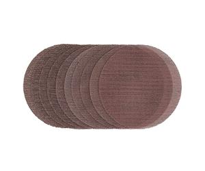 Draper 60608 Mesh Sanding Discs, 125mm, Assorted Grit - 80G, 120G, 180G, 240G (Pack of 10)