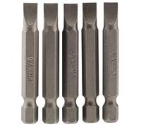 Draper 64273 Lot de 5 embouts à fente hexagonale 6 mm Longueur 50 mm