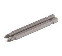 Draper 64311 Lot de 2 embouts hexagonaux de type PZ n°1 75 mm de long