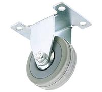 Draper 65472 Roulette en Caoutchouc de Fixation pour Plaque de 50 mm de diamètre 50 kg 50 mm