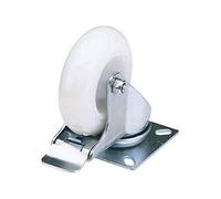 Draper 65504 100 mm roulette en Nylon Plaque de fixation