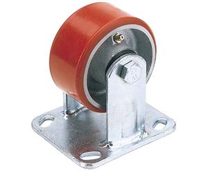 Draper 65531 Support de fixation fixe pour roulette en polyuréthane Diamètre 160 mm