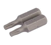 Draper 66429 T15 Lot de 2 embouts hexagonaux Draper TX-Star® de 25 mm de long