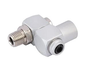 Draper 70865 Raccords à air pivotants 1/4" Argenté