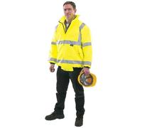 Draper 71374 Veste haute visibilité doublée avec capuche Taille L (Import Grande Bretagne)