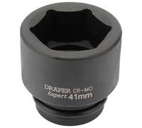 Draper 71833 Square Drive Expert Hi-Torq Douille à choc 6 pans Bleu Taille 41 mm