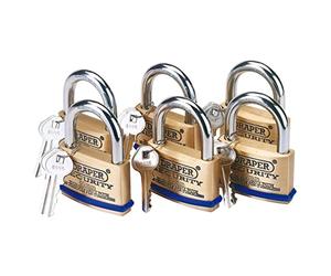 Draper 8302/60/KA Lot de 6 Cadenas uivre