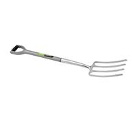 Draper 83755 Jardin en Acier Inoxydable Fourchette avec Manche Soft Grip, Argenté.