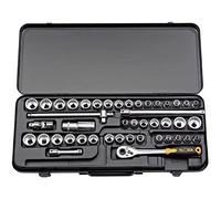 Draper 870okjcu 3/20,3 cm carré d'entraînement métrique Whitworth et impérial Socket, Bleu, Lot de 44