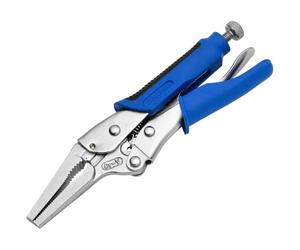 Draper 89126 Pince étau à long bec avec manche Soft Grip 165 mm