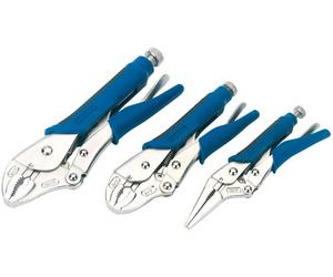 Draper 9006/3A Lot de 3 Pinces étau