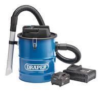 Draper 95170 D20 20V Ash Aspirateur, 1 X 3.0Ah Batterie,1 X Rapide Chargeur