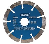 Draper 99782 Disque diamant segmenté Bleu 115 mm