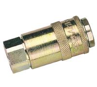 Draper A21ef02 Bulk 3/20,3 cm Filetage femelle PCL parallèle Raccord de circulation de l'air (vendu en vrac), bleu