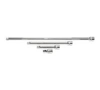 Draper Barre Extension Set 1.3cmD Chrome Poli 4 Pièce Molette Bague 16769