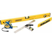Draper Bricolage 31191 Kit 4 pièces de mesure et niveau