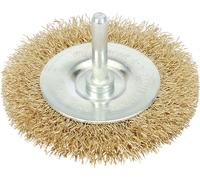 DRAPER Brosse métallique avec tige Ø 75 mm