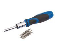 Draper Cliquet Screwdriver et Bit Set 13 Pièce 0.6cm Magnétique Support 43640