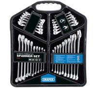 Draper Combinaison Clé Set 32 Pièce Métrique Impérial Standard & Stubby 26697
