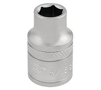 Draper D-af/MS Square Drive 6 point Socket impérial, Bleu, 5/40,6 cm 3/20,3 cm