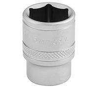 Draper D-mm/MS Square Drive 6 point métrique Socket, Bleu, 15 mm 3/20,3 cm