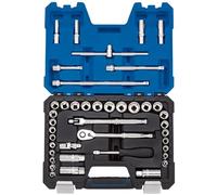 Draper D41amn/B 3/20,3 cm SQ. Dr. mm/AF Combiné de Douilles et Porte Douille (41 pièces), Bleu