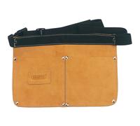 Draper Double Poche Clou Pochette Daim Cuir Avec 40mm Large Nylon Ceinture 72920