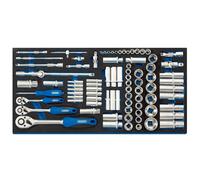 Draper Douille En Complet Tiroir Eva Insertion Plateau 0.6cm 1cm Et 1.3cm 84 PC