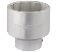 Draper Elora Douille Chrome 3-1/8in Carré 1in 12 Points Bi-Hex 67509